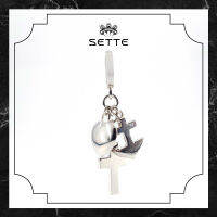 [SETTE] Faith, Love&amp;Hope Charm For Pendant/Bracelet Silver 925 Rhodium Plated  - BTS2393 [เซตเต้] จี้ชาร์มชุดสัญลักษณ์ความเชื่อ ความรักและความหวัง ตัวเรือนเงิน 925 ชุบโรเดียม