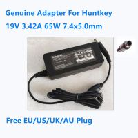 ของแท้19V 3.42A 65W 7.4X5.0Mm Huntkey HKA06519034-6J อะแดปเตอร์แปลงไฟ AC สำหรับเครื่องชาร์จอุปกรณ์