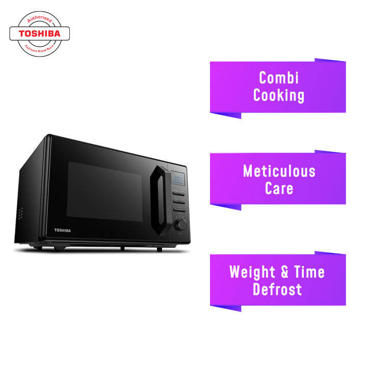 Toshiba MW2AC26TF(BK) 26L Microwave Oven With Convection Function Lazada