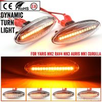 【LZ】❣♛┇  1 Pair LED Car Dynamic Side Marker Blinker Light Sequential Signal Lamp For Toyota Yaris COROLLA Mk1 E15 RAV4 Mk3 AURIS COROLLA