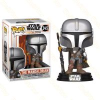 Funko Pop! 〖Star Wars』The Mandalorian Yoda โมเดลตุ๊กตาไวนิลของเล่นสําหรับเด็ก