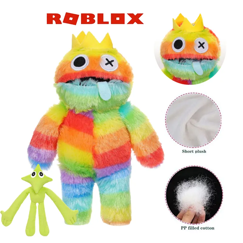 SHORT PLUSH ROBLOX Rainbow Friends Villain Soft Doll For Kids Xmas