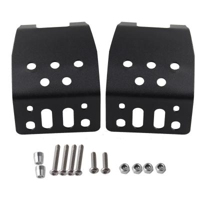 LMZP On Sale 2pcs/set Stainless Steel Metal Axle Skid Plate Protection Case for Axial SCX10 1/10 RC Crawler Car