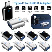 Type-C To USB3.0 Converter LED Indicator Type-C To USB OTG Adapter Connector 3A Fast Charging 5Gbps Data Transfer USB Hubs