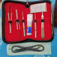 ใหม่5ชิ้นเซ็ตจักษุแพทย์ Microsurgical Instruments 12.5ซม. กรรไกรผู้ถือเข็มแหนบสแตนเลสเครื่องมือผ่าตัด