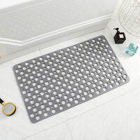 TPE Doormat Entrance Door Kitchen Carpet Suction Cup Hallway Foot Mat Hollow Hydrophobic Hole Anti-slip Shower Bathroom Rug