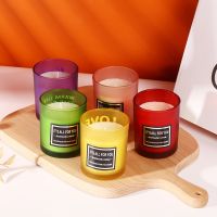 [COD] European and ins style aromatherapy wholesale large colored glass smokeless romantic fragrance wedding gift box