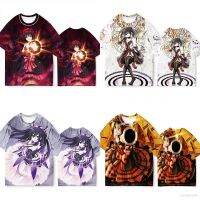 NEW Top Date a Live T-shirt Anime Short Sleeve Unisex Casual Loose T-shirt Fashion Shirt with Warm Size