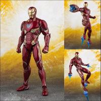 Fancy【จัดส่งฟรี】Aven * Gers Infinity War IronMan ของเล่นสะสม Ma * Rvel MK50ตุ๊กตาแอคชั่นไอรอนแมน