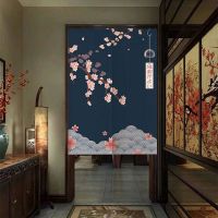 【YD】 Noren Hanging Door Curtain Painted Partition for Bedroom Drapes Entrance Half-Curtains