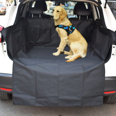 หนากัด Oxford ผ้ารถ Trunk เสื่อสำหรับสัตว์เลี้ยง Trunk Organizer Mat สิ่งสกปรกเสื่อป้องกันที่นั่งสำหรับสุนัขเบาะสำหรับซีดาน SUV Van