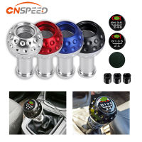 cNSPEED 5 Speed Car Gear Shift Shifter Knob 6 Speed Manual Trans Stick Head Knob Aluminum With 3 Adapter