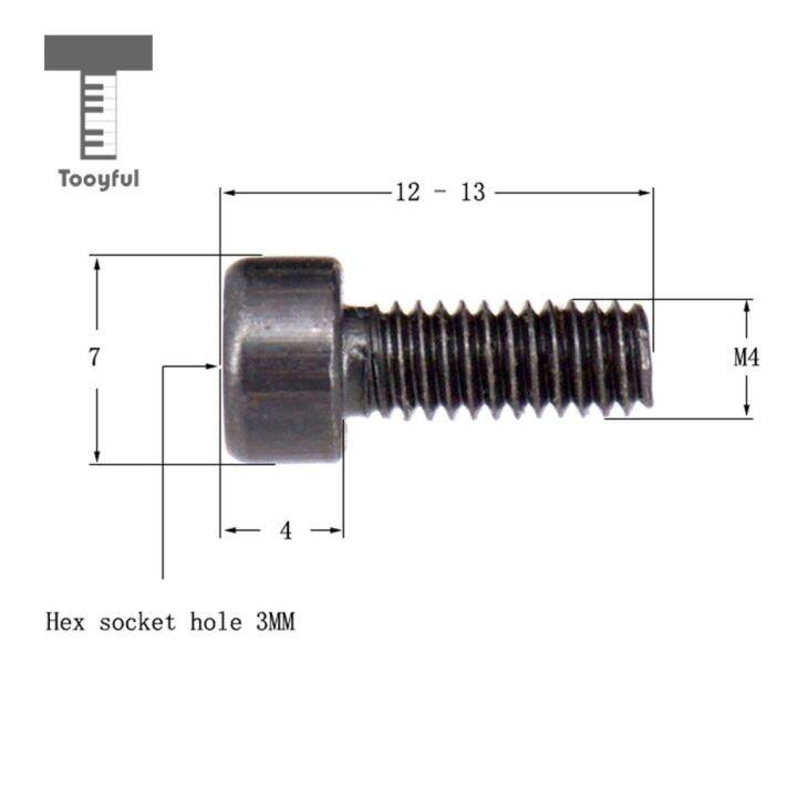 tooyful-6-pieces-electric-guitar-locking-string-nut-clamp-hexagon-screws-m4-black