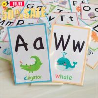 【CW】 26PCS Alphabet Cards English for Kids Flashcard Early Education Teacher Teaching Aids Gifts
