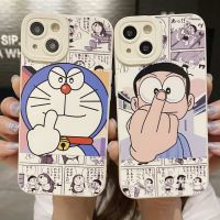 การ์ตูน น่ารัก แฟชั่น โดเรม่อน เคส  7 8 plus se 2020 x xs xr max 11 pro max 14 13 12 12 pro max case ซิลิกาเจล หญิง นางแบบคู่ เปลือกนิ่ม เคส