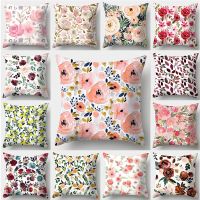 【CW】❣✥  Pillowcase 45cmX45cm Sofa Cover Flowers Cushion