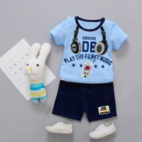 2020 Baby Boys Sets Summer Boys Sets Clothes T shirt+short Pants cotton sports Letter printed Set Children Suit toddler clothes