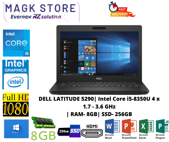 DELL LATITUDE 5290 2 in 1 / CORE i5 8350u / 8GB / 256GB SSD / 12.3