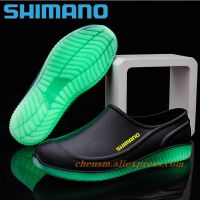 ~ Shimano รองเท้าบูท กันน้ํา กันลื่น กันลื่น เรืองแสง กันฝน สําหรับผู้ชาย ตกปลา