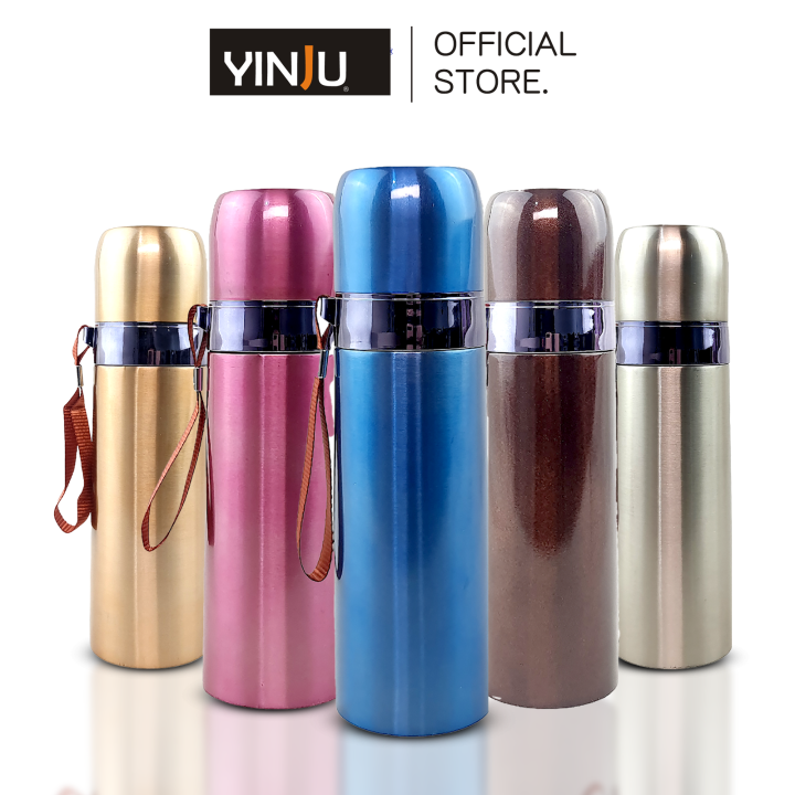 YINJU Termos Stainless Steel 500 ML Air Panas Tahan Lama Besi Tebal