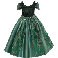 ℗ Dark green Dress For Girl Princess Dresses Girls For Girls Cosplay Costume Party Girl Dress