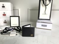 GUCCI กระเป๋าสตางค์ GG MARMONT LEATHER BI-FOLD WALLET