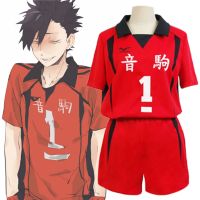 ชุดเสื้อยืดแขนสั้น กางเกงขาสั้น สไตล์ Haikyuu สำหรับผู้ชาย ใส่เล่นกีฬา