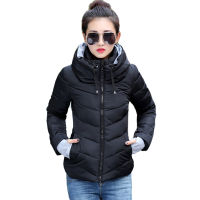 YCHION 2023  Parka แจ็คเก็ตฤดูหนาวผู้หญิง Patchwork Warm Basic Coat Chaqueta Mujer เสื้อผ้าผู้หญิง Casaco Feminino Outerwear