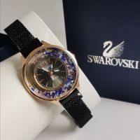 JAM TANGAN PEREMPUAN SWAROSKI WITH MAGNET AND STEEL STRAP