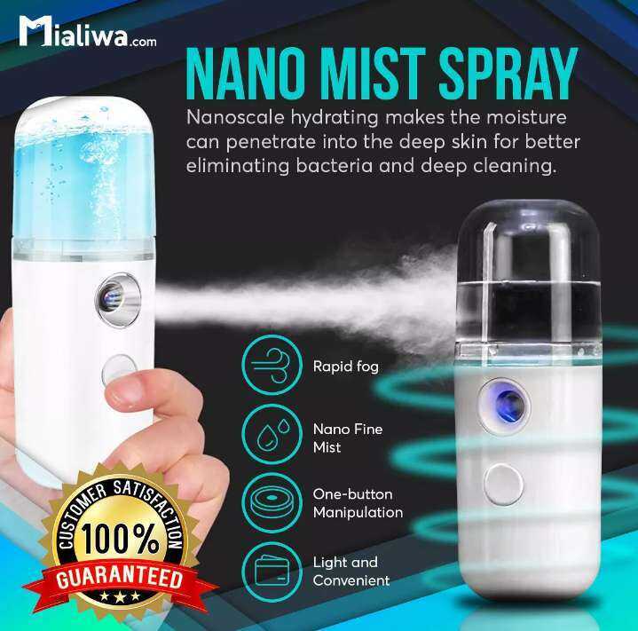 Alcohol Disinfectant Spray Mist Sprayer Face Steamer Mini 30ml Nano