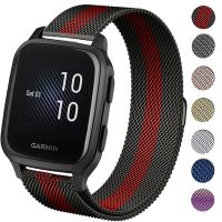 Magnetic Loop For Garmin Venu Sq SmartWatch Stainless Steel 20mm Metal Bracelet For Garmin Venu 2 plus / Vivomove Sport HR Strap Replacement Parts