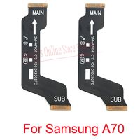 เมนบอร์ดเมนบอร์ดขั้วต่อจอแสดงผล LCD สาย USB Flex สําหรับ Samsung Galaxy A70 A705 A705F อะไหล่ทดแทนการจัดส่งแบบสุ่ม