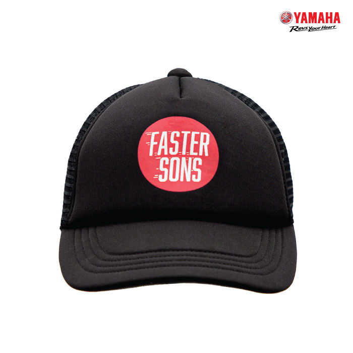 yamaha-หมวกแก๊ปfaster-sonsสีดำ