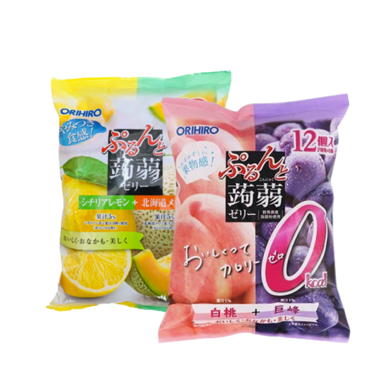 Thạch hoa quả orihio mix vị 12 cái 240g nhật bản hsd t4-6 2022 - ảnh sản phẩm 4