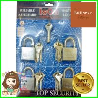 กุญแจมาสเตอร์คีย์ ISON MK877CP40/4 40 มม. แพ็ก 4 ชิ้นMASTER KEYED PADLOCK ISON 877CP40/4 40MM 4EA/SET **จัดส่งด่วนทั่วประเทศ**