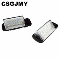 สำหรับ BMW E36 ไฟป้ายทะเบียน LED 18SMD สีขาว 12 โวลต์หลอดไฟสำหรับ BMW E36 318i 318is 318ti 325i M3,92-98-Laojie