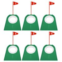 6 Pcs Golf Green Putter Disc Golf Detachable Putter Disc Indoor and Outdoor Putter Exerciser