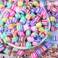 ของเล่นเครื่องประดับ DIY สำหรับเด็กใสฟิลเลอร์ของเล่นลูกอมน้ำตาลหวานดินน้ำมันขนาดเล็กโคลนนุ่ม
