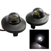 [GRACEAUTO] โคมไฟป้ายทะเบียน0. 3A 1คู่12V 3W ไฟป้ายทะเบียนใหม่เอี่ยม LED 9LED