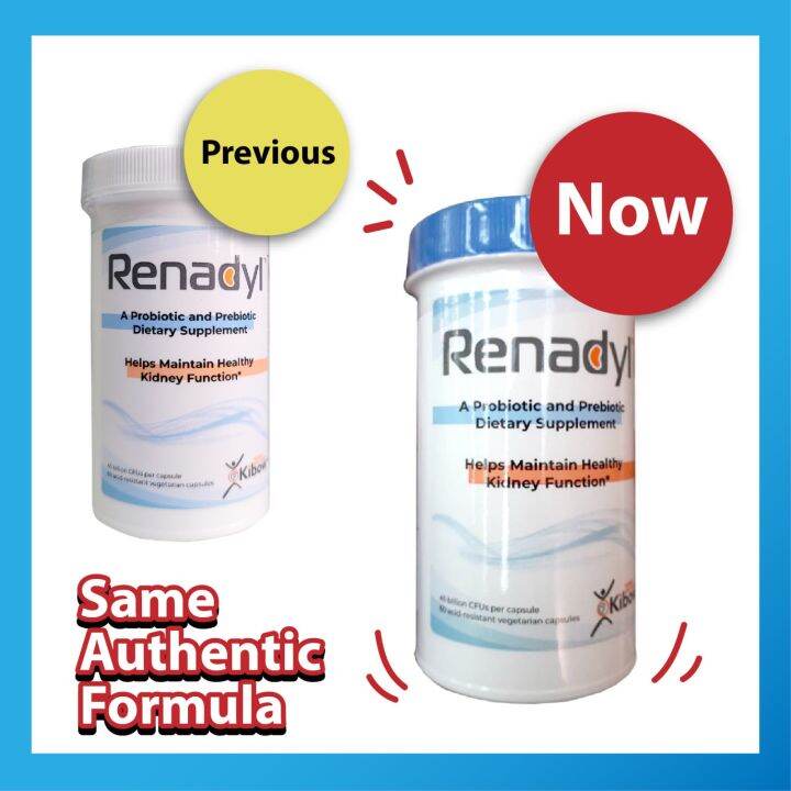 Renadyl Probiotic Supplement reduce eGFR protein in urine reduce urea