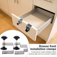 Smooth Woodworking Drawer Front Installation Clamp Hardware Jig Accessories Fasten Stable Stainless Steel Home Improvement