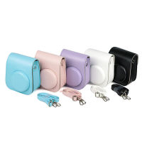 【cw】Portable Camera Case Bag Holder PU Leather with ShoulderStrap for instax Mini 11hot