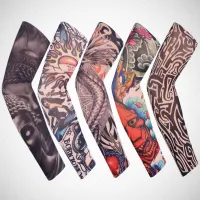 1pc Tatoo Sleeves UV Sun Protection Arm Sleeves for Cycling,Driving, Outdoor Sports,Golf,Basketball Sleeves for Men&Women to Cover Arms