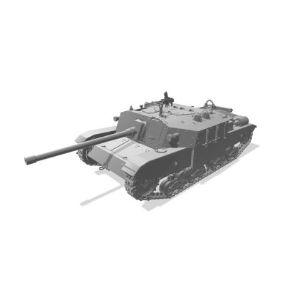 SSMODEL 72691 V1.7 172 3D พิมพ์เรซิ่นรุ่น Kit IA M43 46X 75มม. ปืนมอเตอร์ Carriage