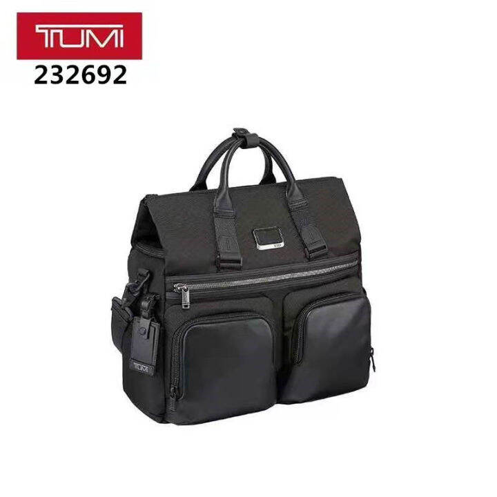 กางเกงขายาวแบรนด์หรู232692tumi-กระเป๋าเดินทางสำหรับผู้ชาย-กระเป๋าสะพายไหล่ทรงคนส่งเอกสารสำหรับเดินทางธุรกิจความจุมากกระเป๋าช็อปปิ้ง