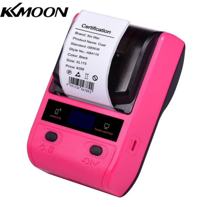 KKmoon DP23 58mm Portable Thermal Printer Wireless Shipping Express