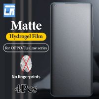 1 4pcs Matte Hydrogel Film for OPPO Find X5 X3 Neo A54 A53 A74 Screen Protector Realme GT Neo 3 2 GT2 8i 9 Q3S Q5 Pro GT Master