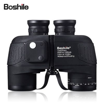 Boshile อุปกรณ์วัดระยะใน10X50กล้องส่องทางไกลทหารและกล้องส่องทางไกลเข็มทิศส่องทางไกล Lll การมองเห็นได้ในเวลากลางคืน HD กล้องส่องทางไกลสำหรับล่าสัตว์ที่มีประสิทธิภาพ