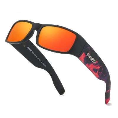 แว่นกันแดดแฟชั่นสำหรับผู้ชายแว่นตาดำน้ำแนวสปอร์ตเฟรมขนาดใหญ่กลางแจ้งโพลาไรซ์พร้อมแว่นตา UV400ย้อนยุค
