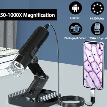 4.3 Inch LCD Handheld USB Microscope 1000X Magnification Coin Microscope  Video Camera Digital Microscope with 8 Adjustable LED Lights for Adults  Kids Soldering - China USB Microscope, Video Camera